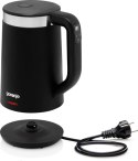 Gorenje Gorenje Czajnik | K17TRDW | Elektryczny | 2200 W | 1,7 L | Plastik/Metal | Obrotowa podstawa 360° | Czarny