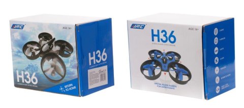 KX9891_1 Dron RC JJRC H36 mini 2.4GHz 4CH 6 axis niebieski