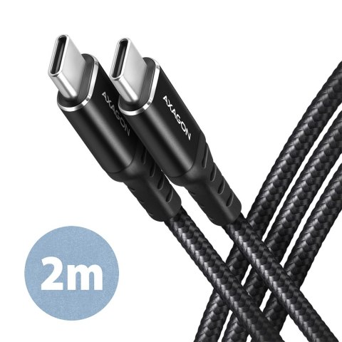 AXAGON AXAGON Data and charging cable, 2 m | BUCM-CM20AB | USB Type C to USB Type C