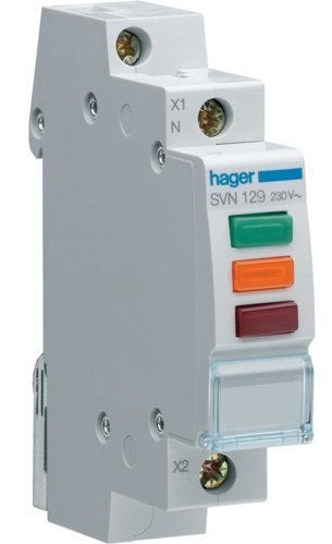 HAGER LAMPKA LED CZERWONY, ZIELONY,POMARAŃCZOWY