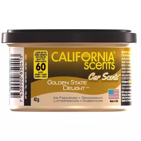 CALIFORNIA CAR SCENT PUSZKA ZAPACHOWA CALIFORNIA SCENTS - GOLDENSTATE DELIGHT 42G