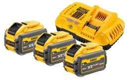 DEWALT ZESTAW ZASILAJĄCY ŁADOWARKA XR 54V + 3*9.0AH