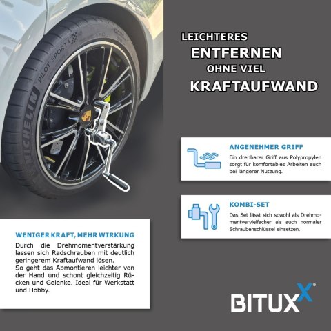 Klucz dynamometryczny w walizce z nasadkami w zestawie komplet wandamowo-chromowy