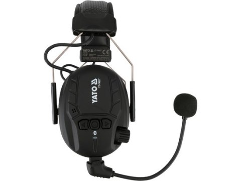 YATO NAUSZNIKI PRZECIWHAŁASOWE AKTYWNE ELEKTRONICZNE Z BLUETOOTH