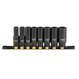 DEWALT ZESTAW NASADEK UDAROWYCH GŁĘBOKICH 1/2' 8 SZTUK