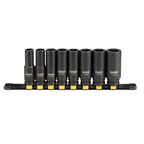 DEWALT ZESTAW NASADEK UDAROWYCH GŁĘBOKICH 1/2' 8 SZTUK