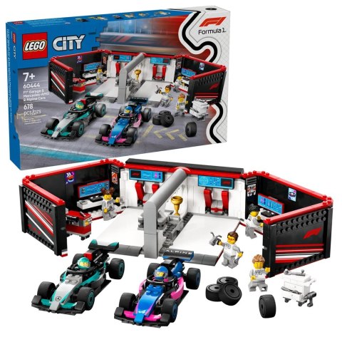 LEGO City 60444 - F1 Garaż i bolidy Mercedes-AMG i Alpine