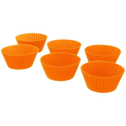 Foremki do Muffinek Silikonowe ORION SILLINIE 5,5 cm do Piekarnika 6 szt.