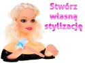 ND28_10878_ZDZ_8830S_BLOND Lalka blondynka do stylizacji włosów dla dzieci 3+ Zestaw do czesania + Ozdoby akcesoria
