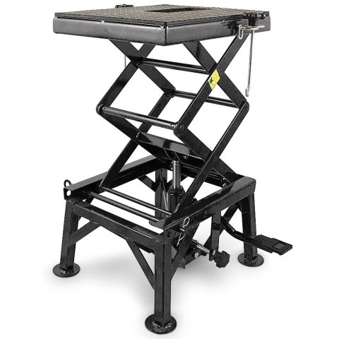 Podnośnik nożycowy Hydrauliczny mobilny Stalowy 135KG do motocykla