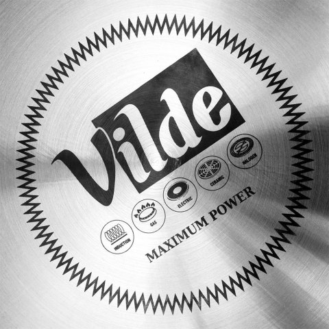 Czajnik z Gwizdkiem Stalowy Czarny na Gaz Indukcję Klasyczny VILDE 2, 5l