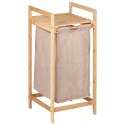 Kosz na pranie bambusowy 33x33x73cm