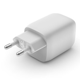 Belkin Podwójna ładowarka ścienna Belkin USB-C GaN PD PPS, 65 W | WCH013vfWH