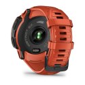 Zegarek sportowy Garmin Instinct 2X Solar 50mm Czerwony