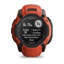 Zegarek sportowy Garmin Instinct 2X Solar 50mm Czerwony