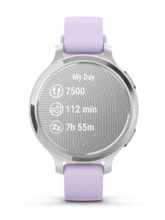 Zegarek sportowy Garmin Lily 2 Active 38mm Silver/Jasmine Purple