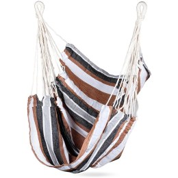 Hamak Brazylijski VILDE Fotel Podwieszany 96 x 130 cm Kolorowy Relaks