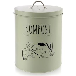 Kompostownik Kuchenny ORION 8 L Metal Filtr Węglowy Zielony Greenish