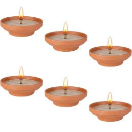 BISPOL - Znicz Ceramiczny Otwarty C004 - 6 szt.