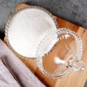 Cukierniczka Szklana ALPINA 250 ml Kryształowe Zdobienia z Pokrywką
