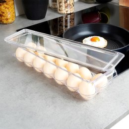 Pojemnik na Jajka z Pokrywką Przezroczysty 14 szt. EH 36 x 10,5 x 8,5 cm