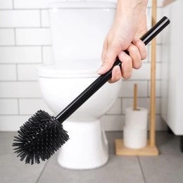 Szczotka Silikonowa Zapasowa do WC Czarny Uchwyt Łazienkowa 35 cm VILDE