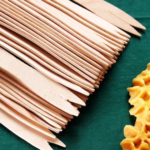 Widelczyki do Frytek Drewniane 50 szt. VILDE Ekologiczne 8,5 cm