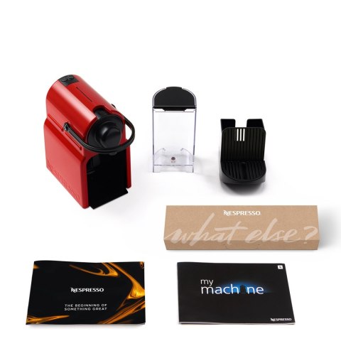 Ekspres kapsułkowy Krups Nespresso Inissia XN1005 (1260W; kolor czerwony)