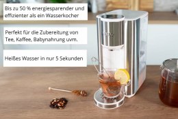 Unold Dozownik gorącej wody Ava srebrny biały (18610)