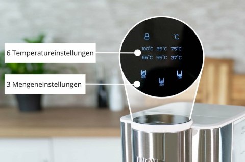 Unold Dozownik gorącej wody Ava srebrny biały (18610)