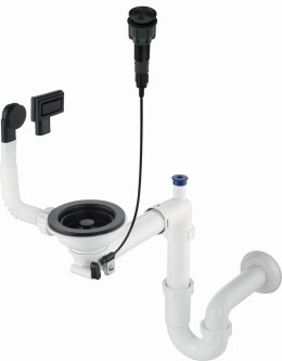 Syfon do zlewozmywaka granitowego 1-komorowego - Space-Saver ZXY_N982