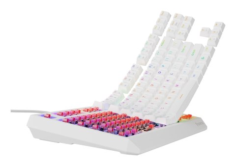 Klawiatura GENESIS Thor 230 TKL Gaming USB QWERTY US English Biały