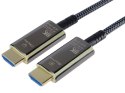 Kabel HDMI PremiumCord Ultra High Speed 2.1 światłowodowy 8K@60Hz, pozłacany 10m