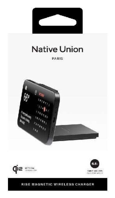 Ładowarka bezprzewodowa Native Union Rise Solo Qi2 Wireless Charger Qi2 15W kompatybilna z MagSafe