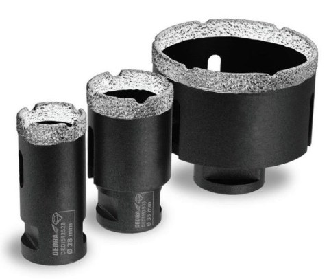 Zestaw koronek diamentowych Vacuum Brazed 28,35,68mm 3 szt.