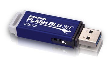 Pendrive Kanguru ALK-FB30-32G - 32 GB - USB Type-A - 3.2 Gen 1 (3.1 Gen 1) - 145 MB/s - Obrotowy - Niebieski