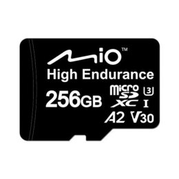 Karta MicroSD Mio o wysokiej wytrzymałości 256 GB Pamięć flash klasy UHS-I