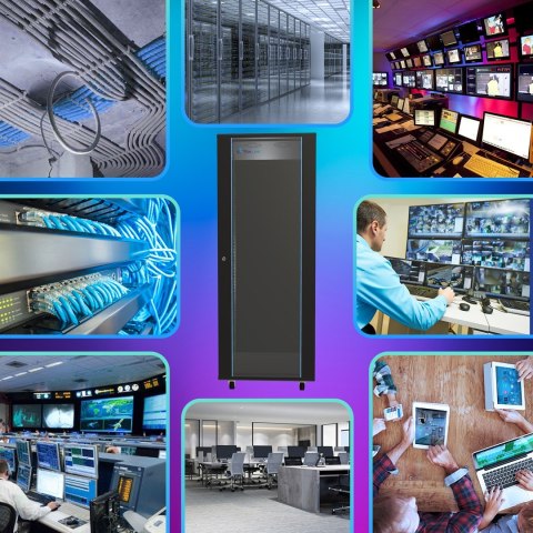 EXTRALINK SZAFA RACK STOJĄCA 32U 800X800 CZARNA