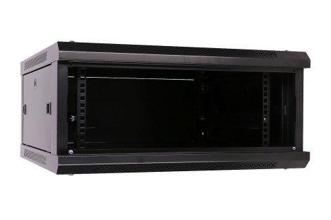 Extralink Szafa rack 4U 600x600 Czarna montowana na ścianie