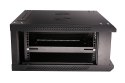 Extralink Szafa rack 4U 600x600 Czarna montowana na ścianie