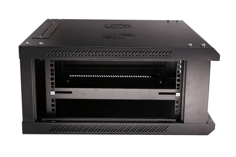 Extralink Szafa rack 4U 600x600 Czarna montowana na ścianie