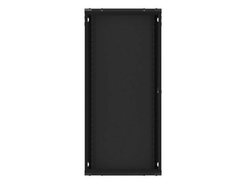 Szafa jednosekcyjna Lanberg WF01-6427-10B (27U; 1300mm / 600mm / 450 mm; wisząca; Szklane; 19''; kolor czarny)