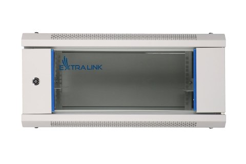 Extralink Szafa rack 4U 600x450 Szara montowana na ścianie