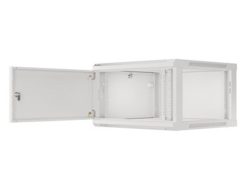 LANBERG SZAFA WISZĄCA RACK 19" 6U 600X600 DRZWI METALOWE SZARA (FLAT PACK) WF01-6606-00S