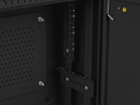 Lanberg WAF1-5203-04-00B stojak 4U Szafa wisząca Czarny