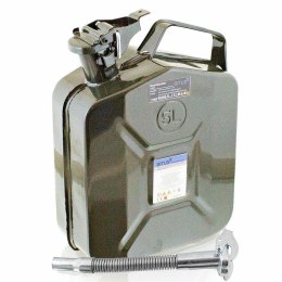 Kanister Metalowy Bituxx Zestaw z lejkiem regulowanym Stal Walcowana DC03 20l