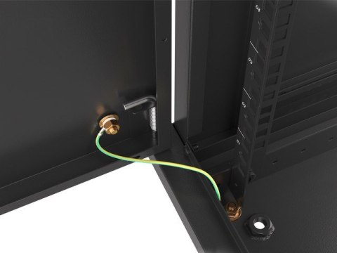 Lanberg WF01-6409-00B stojak 9U Szafa wisząca Czarny