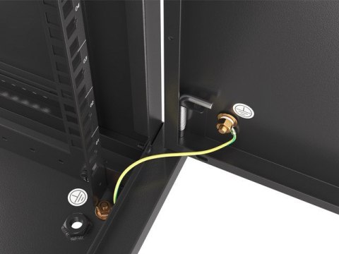 Lanberg WF01-6409-00B stojak 9U Szafa wisząca Czarny