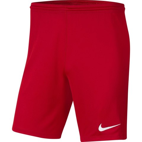 ND05_S6372-JR-XS BV6865 657 Spodenki dla dzieci Nike Dry Park III NB K czerwone BV6865 657 r.XS