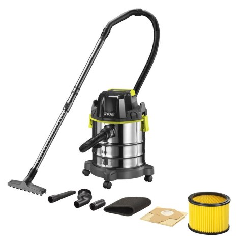 Odkurzacz akumulatorowy RYOBI R18WDV-0 18V One+ Czarny, Zielony